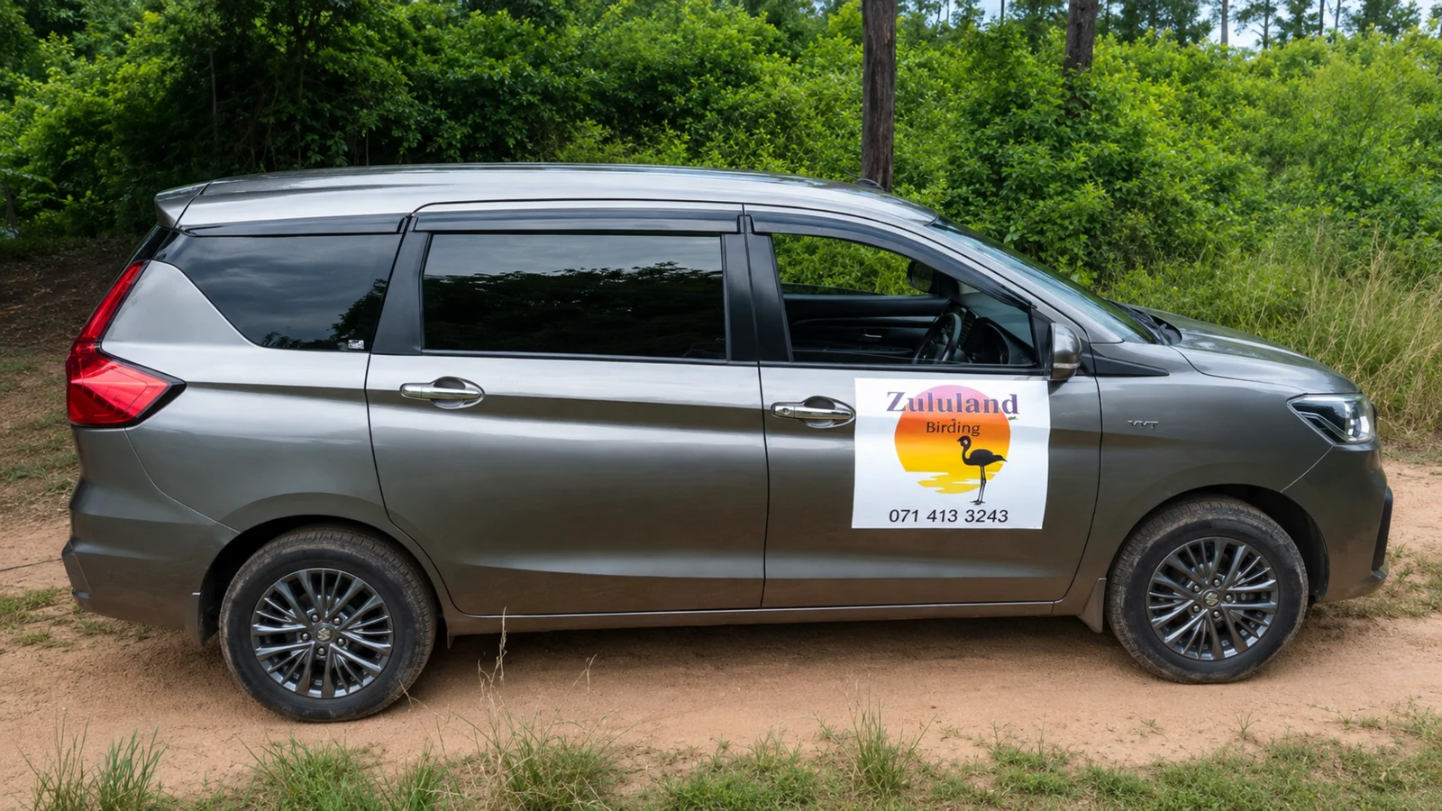 Zululand Birding vehicle used for private touring
